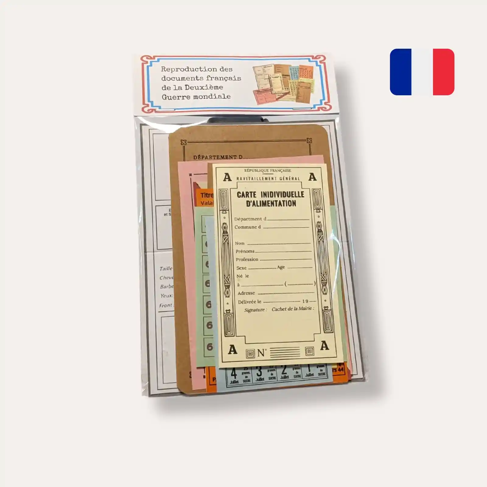 Reproductions de documents français de la Seconde Guerre mondiale