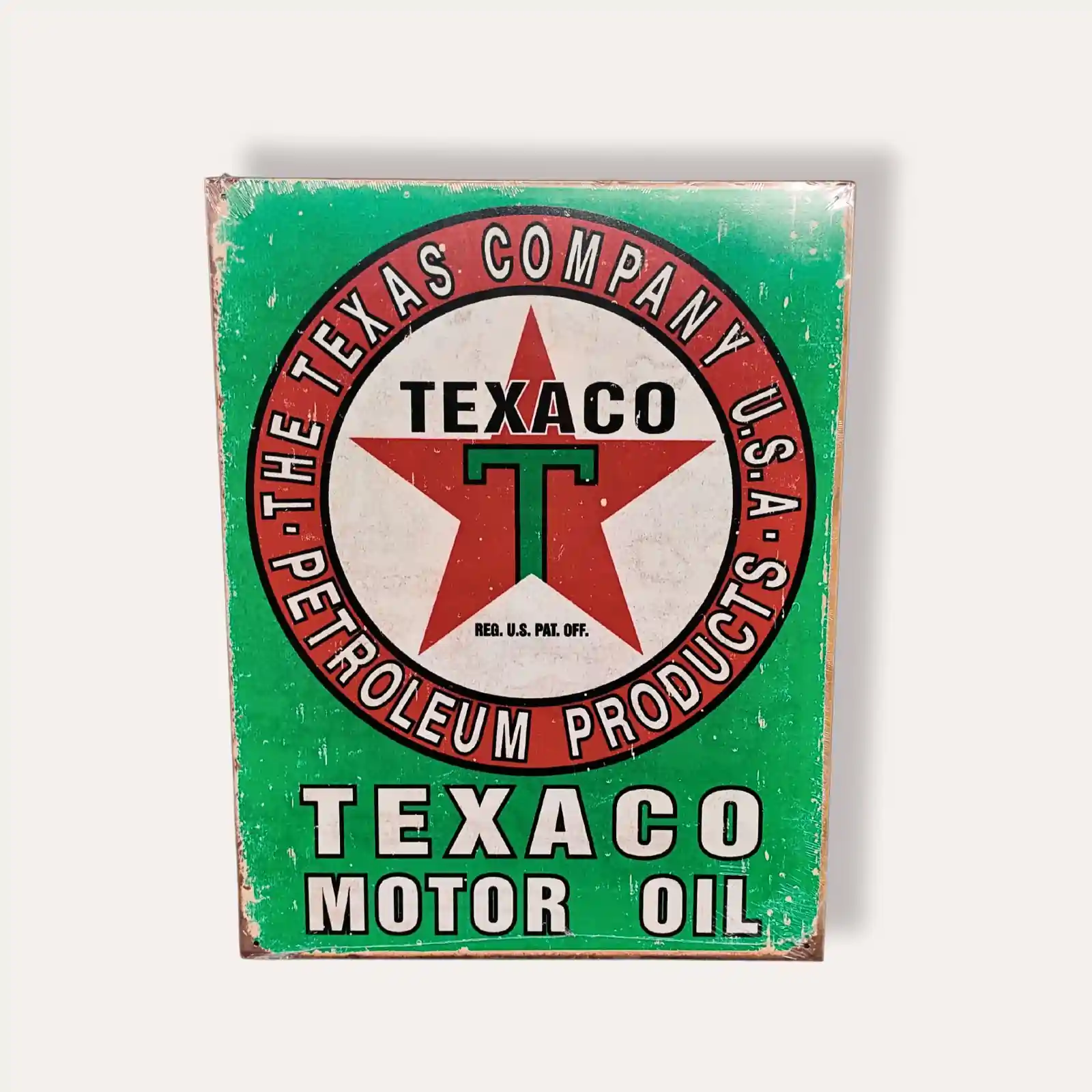 Plaque métal vintage Texaco