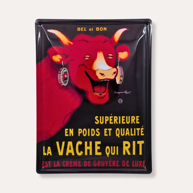 Plaque métal vintage la vache qui rit