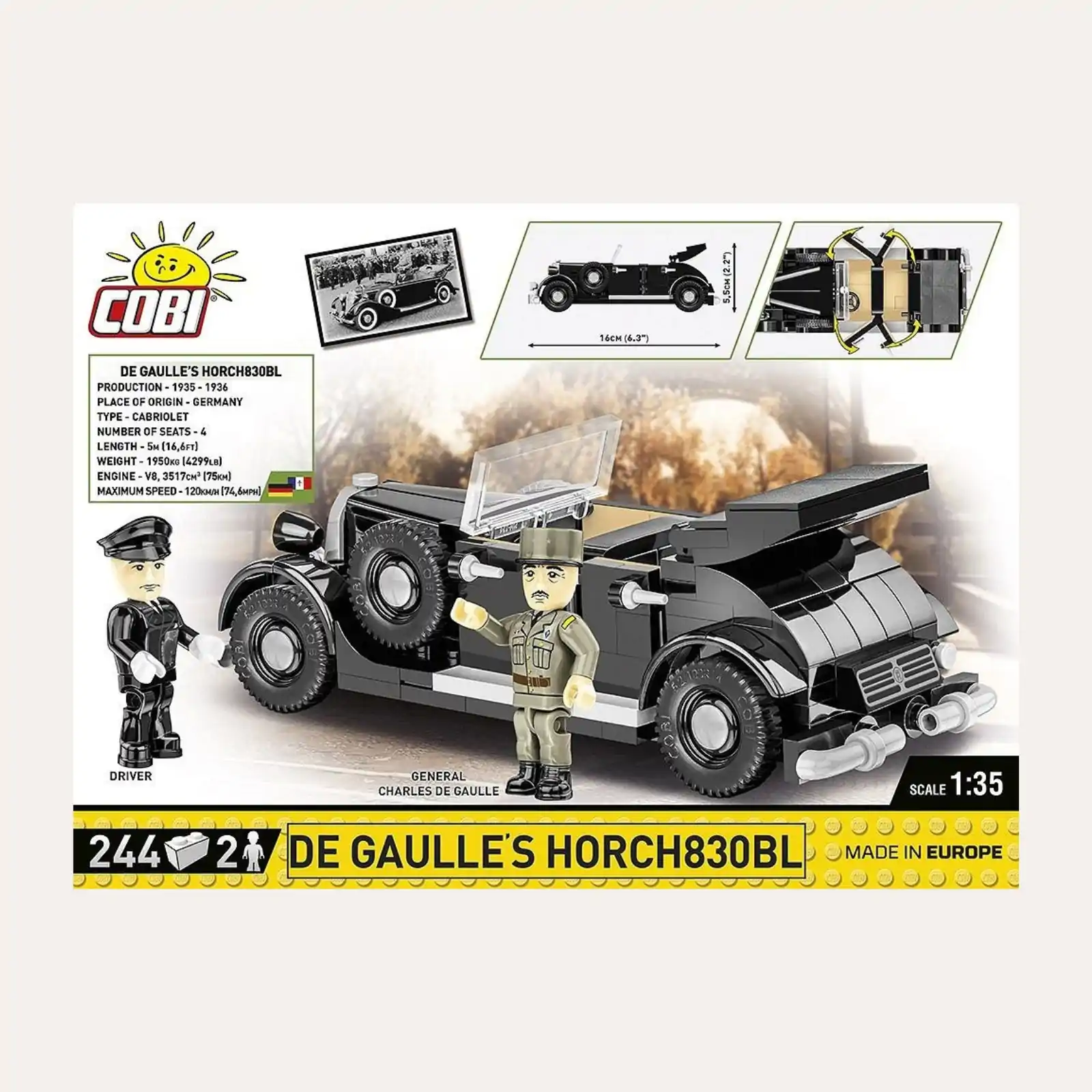 De Gaulle Horch 830BL