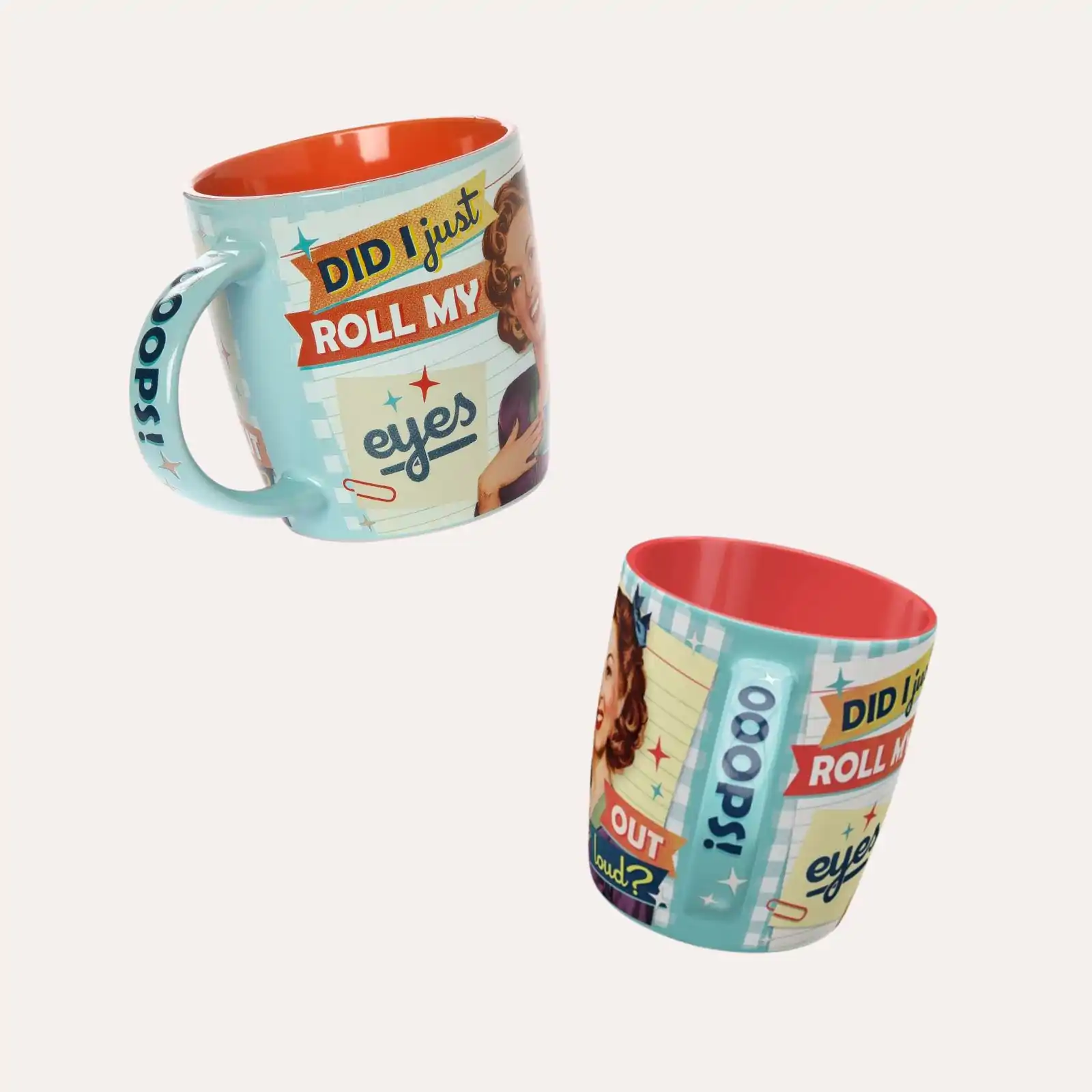 Mug céramique vintage - Did I just roll my eyes out loud