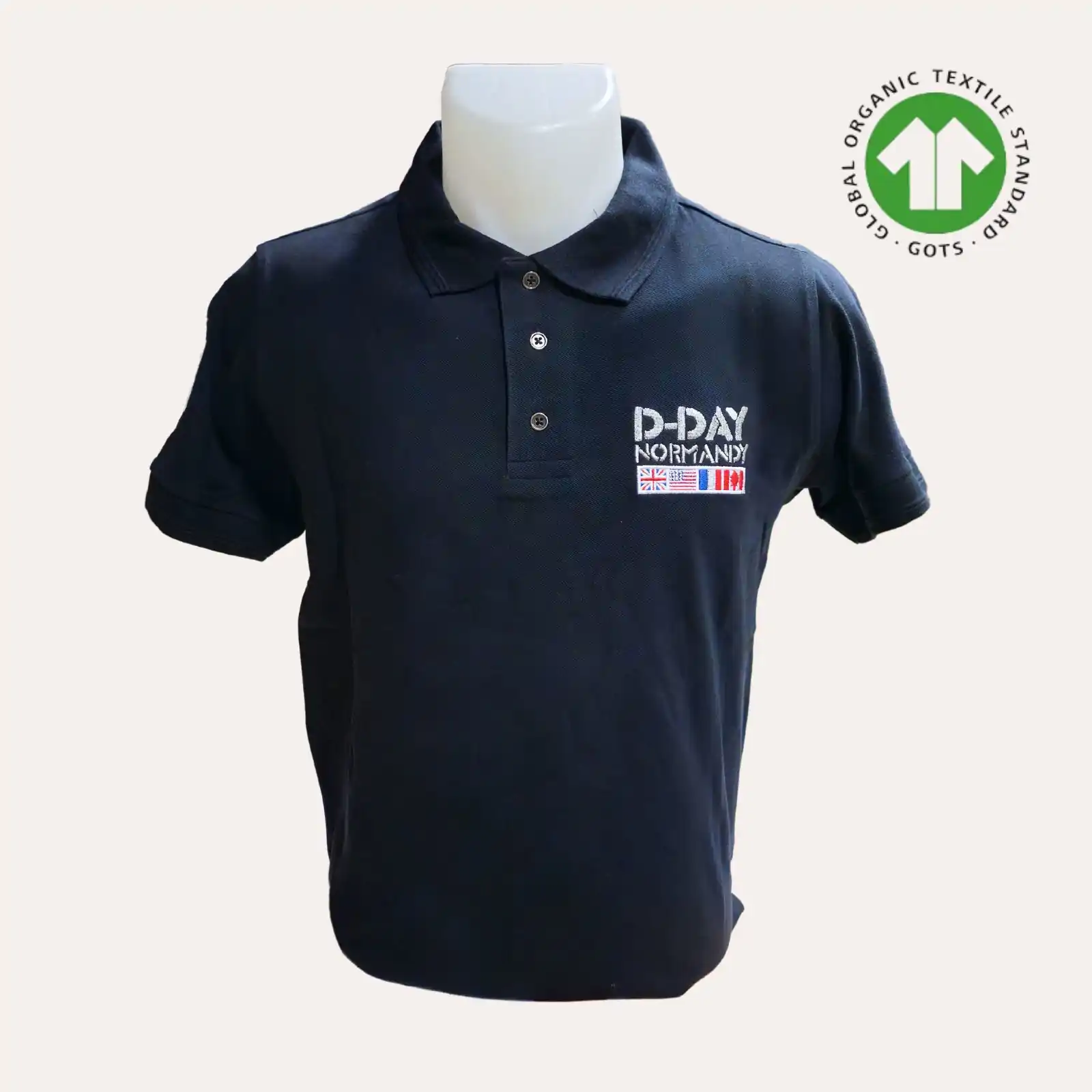 Polo DDAY 1944 coton eco-responsable