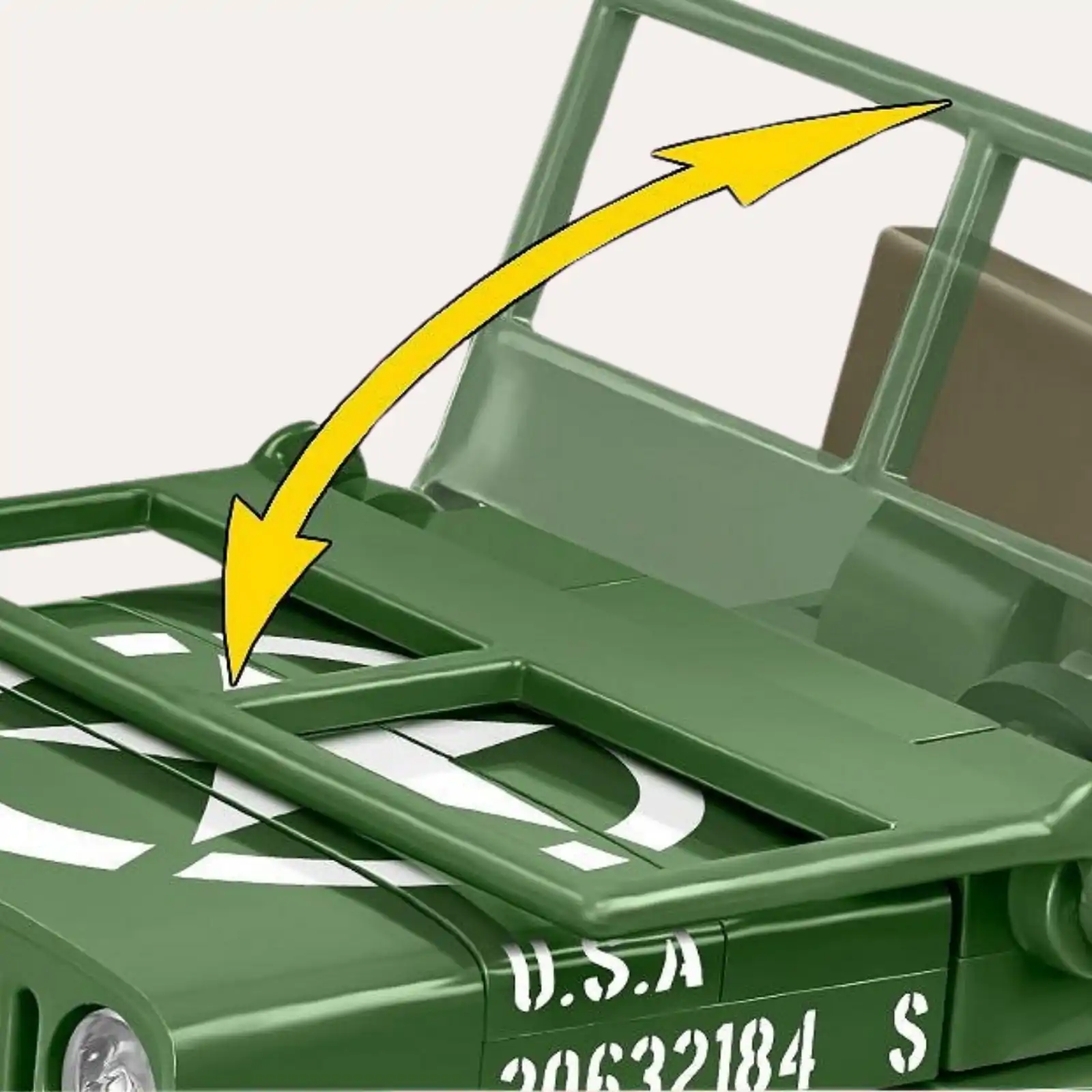 Jeep willys trailer COBI 2297