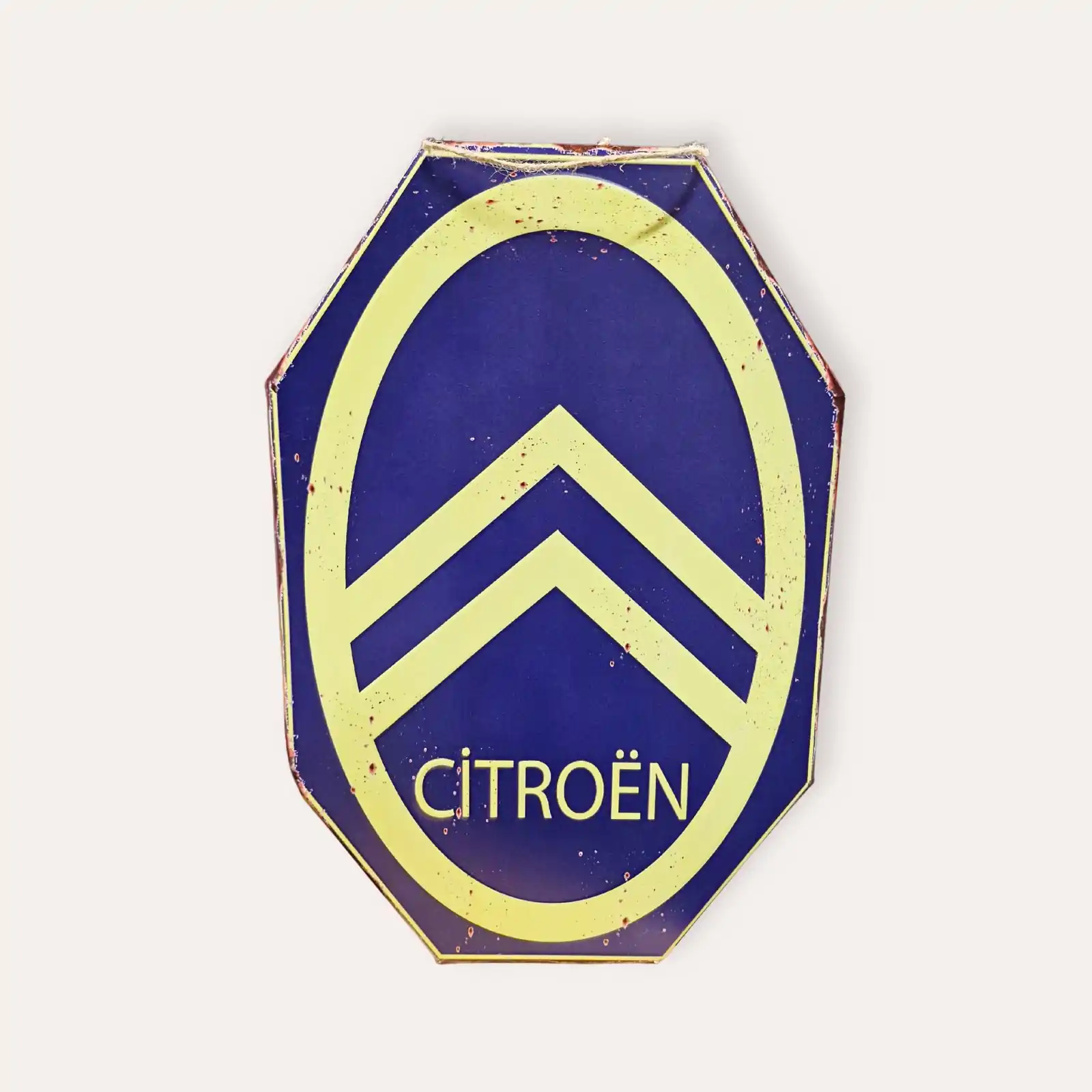 Plaque décorative logo Citroen ancien
