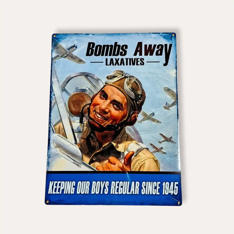 Plaque déco Bombs away