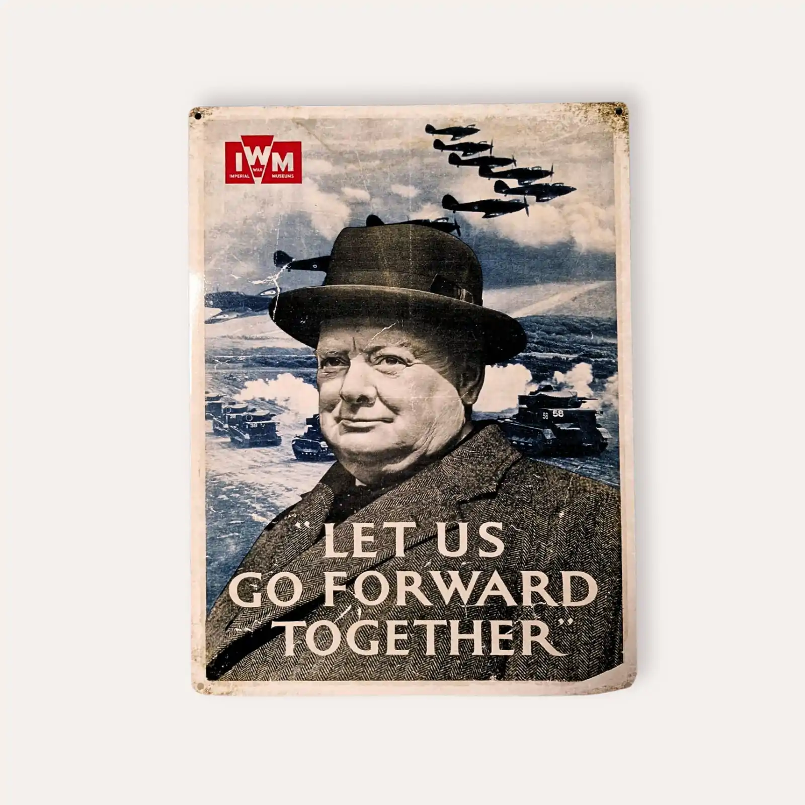 Plaque décorative Churchill WW2