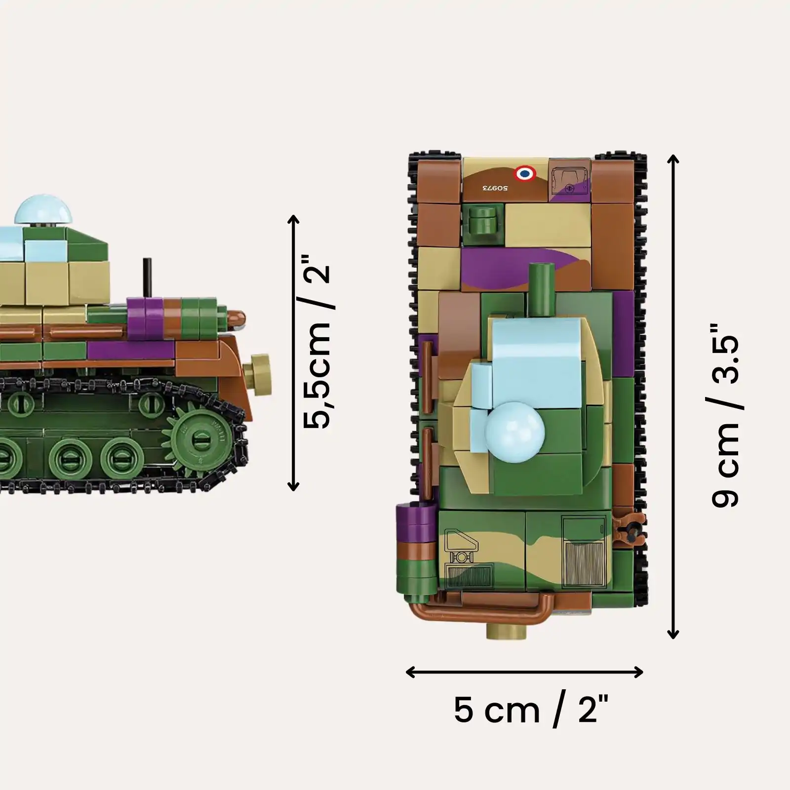 Renault R35 - Valentine IX - Panzer I