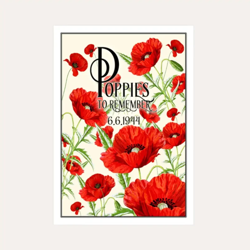 Affiche A3 - Poppies to remember