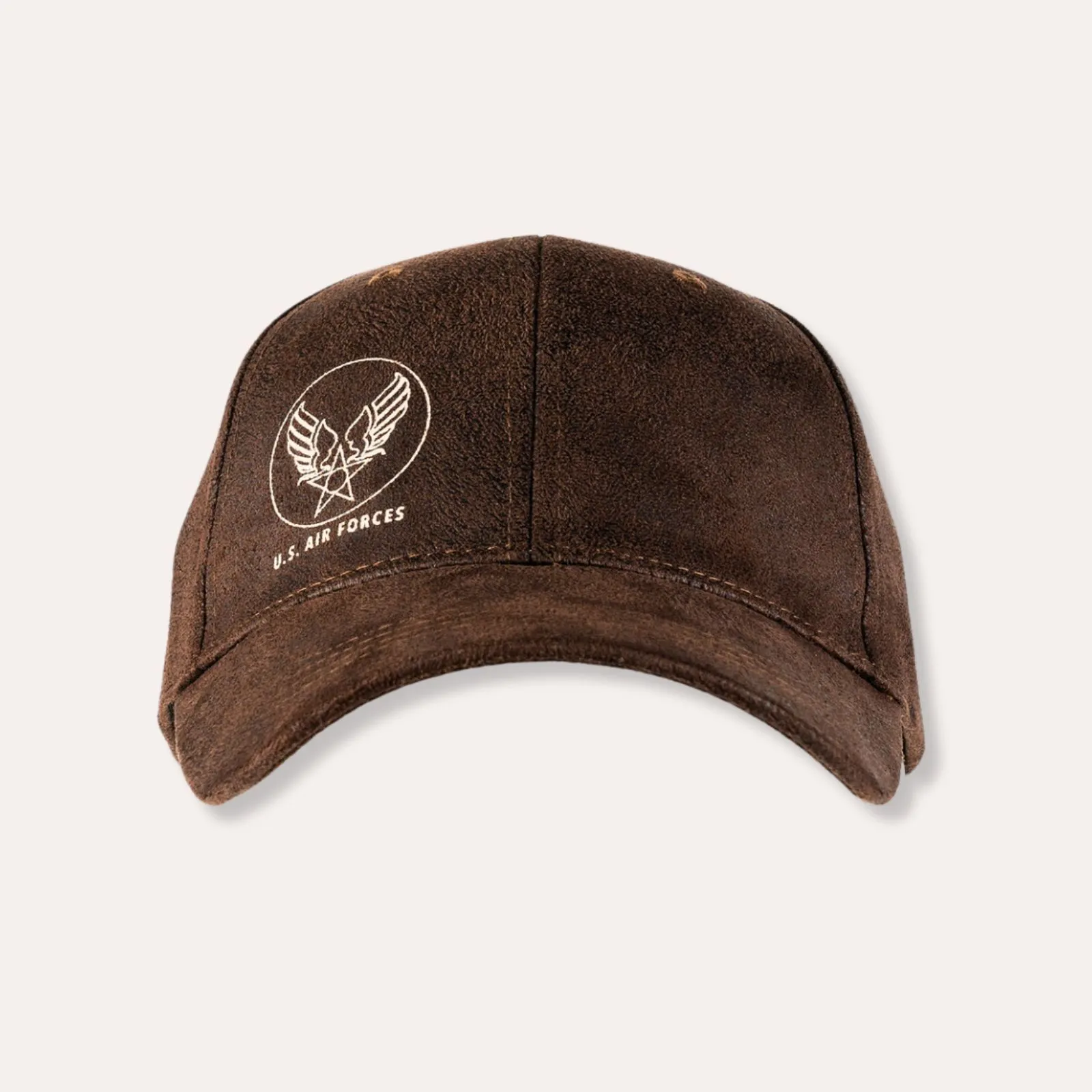 Casquette de baseball US Air Force aspect cuir