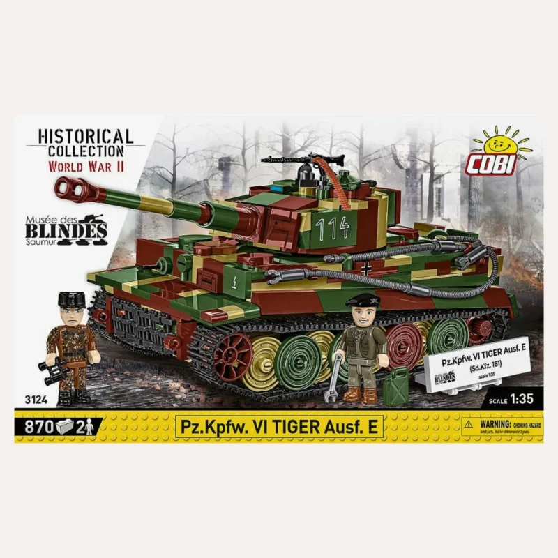 Pz. Kpfw. VI Tiger Ausf. E - COBI - 870 pièces - Réf. 3124