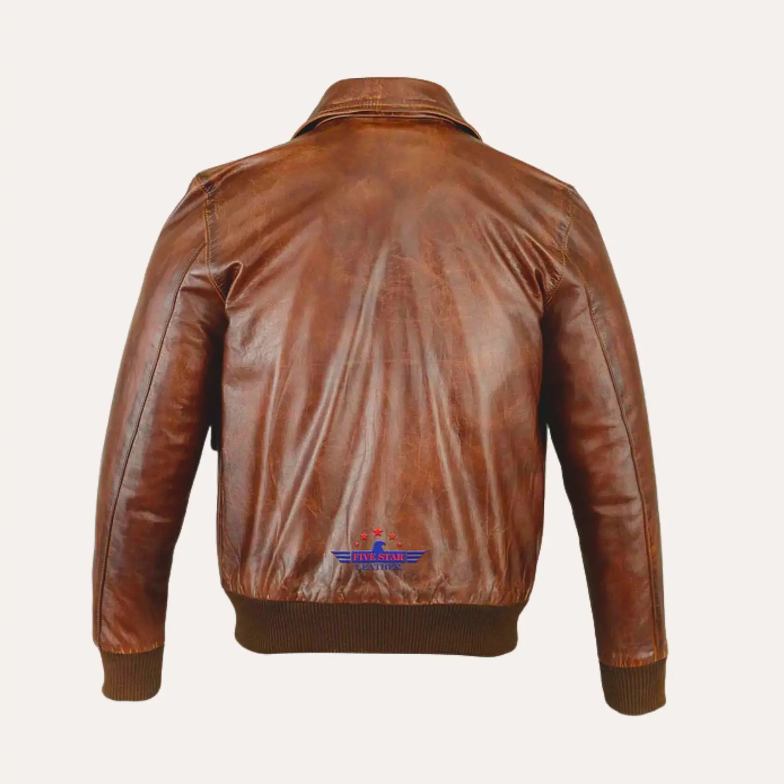 Blouson A2 aviateur US - Bronco Five star leather