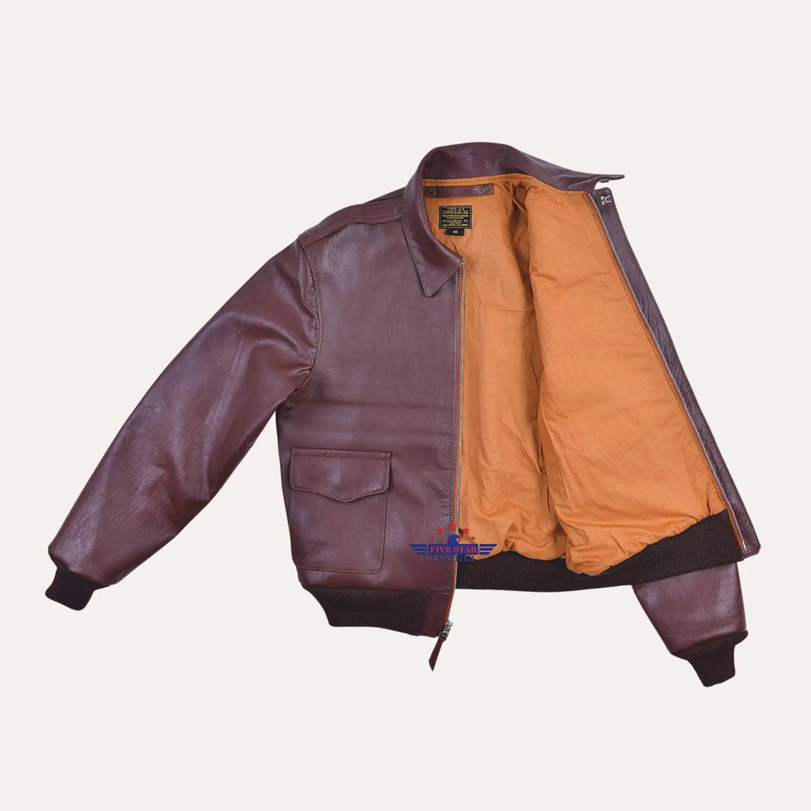 Blouson A2 aviateur US - Five star leather