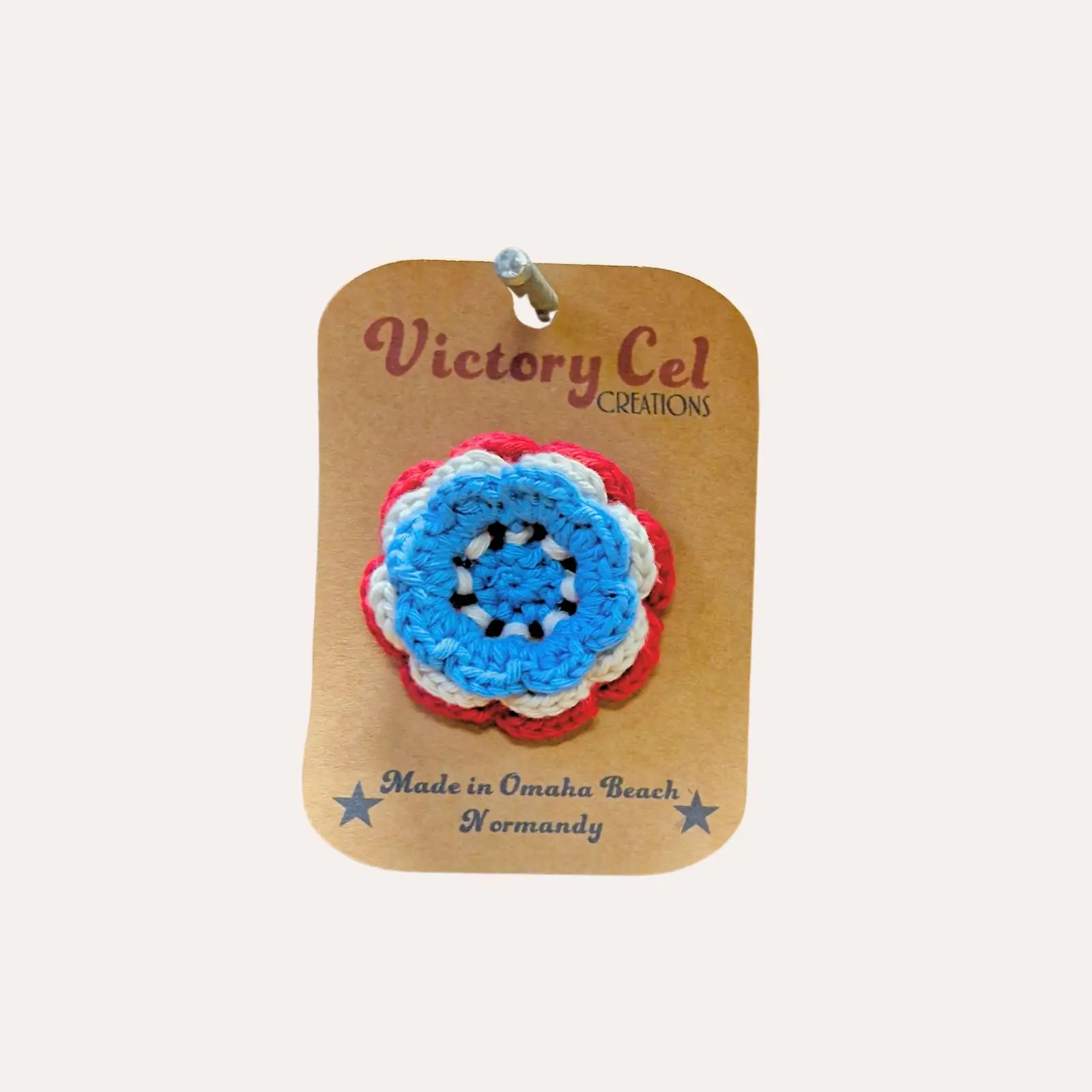 Broche Fleur au crochet - Reproduction années 40 – Image 2
