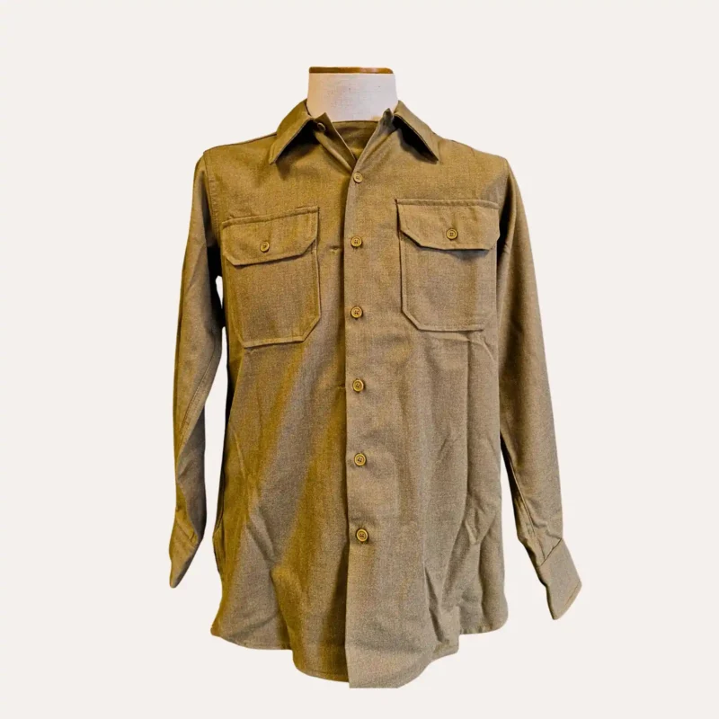 Chemise en laine moutarde M37 – Reproduction WW2