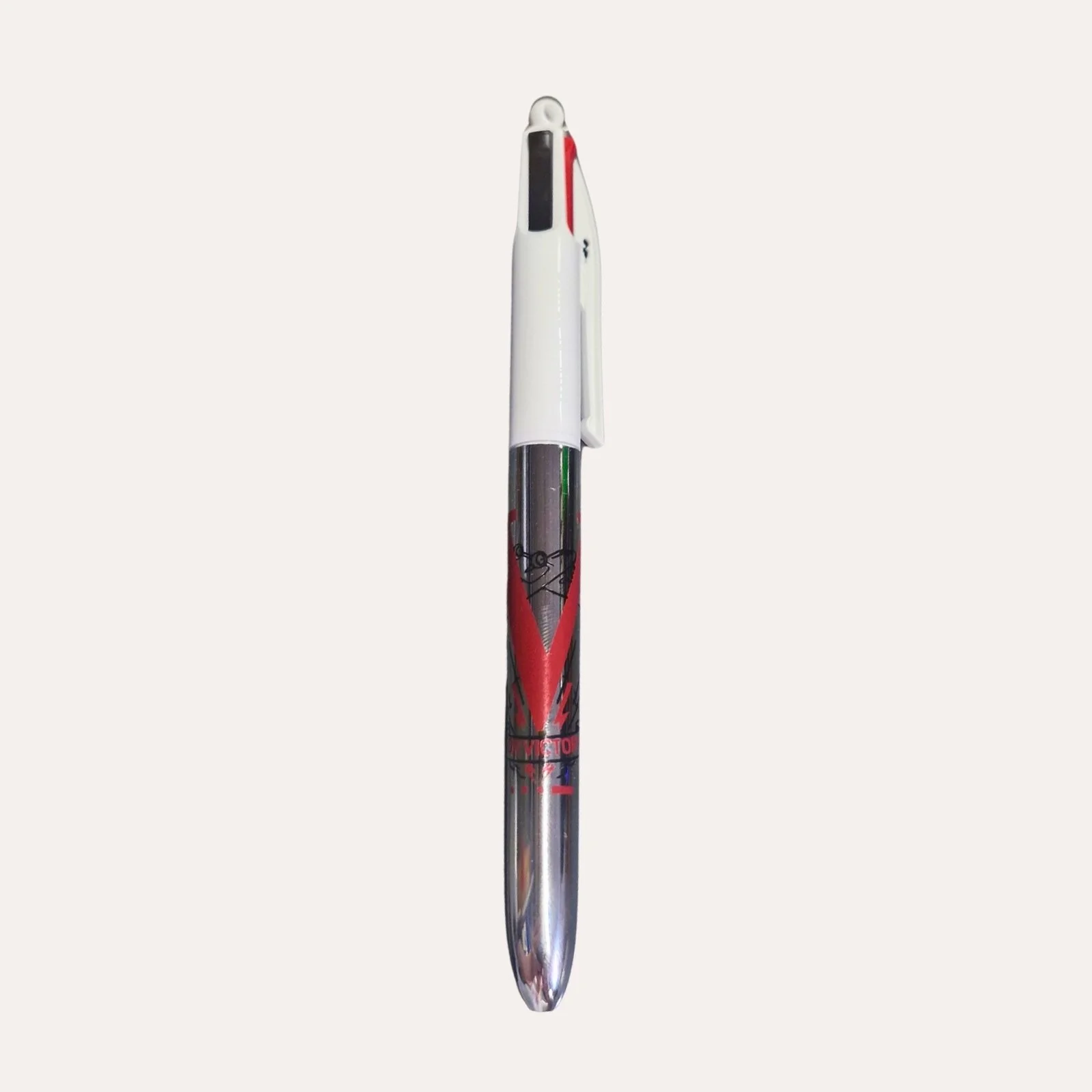 STYLO BIC 4 couleurs Victory WW2
