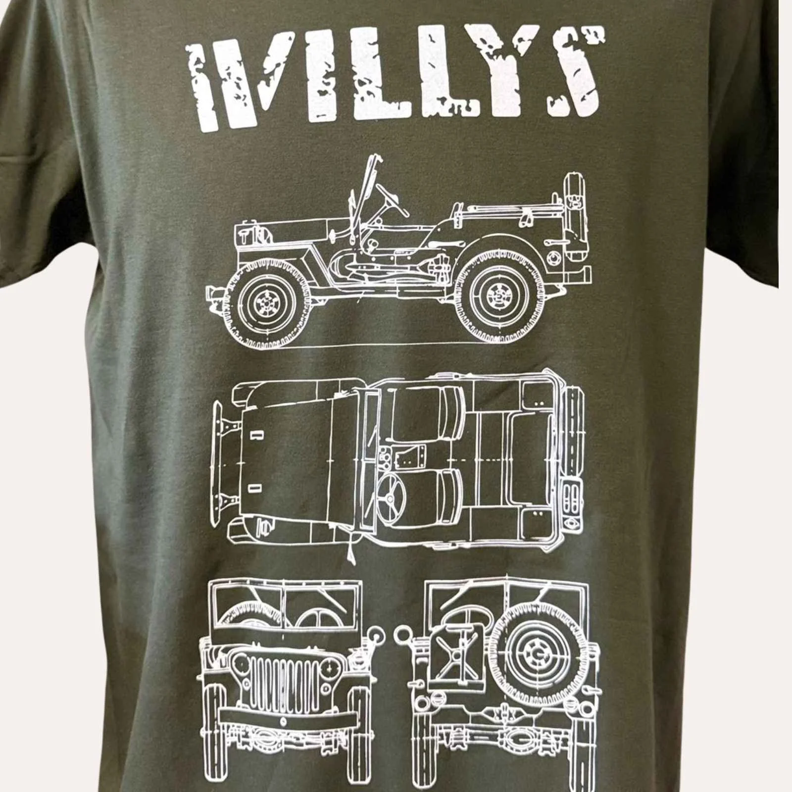 T-Shirt Jeep Willys Tactique