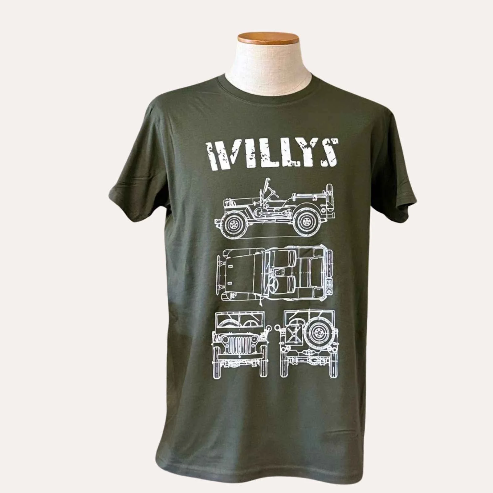T-Shirt Jeep Willys Tactique