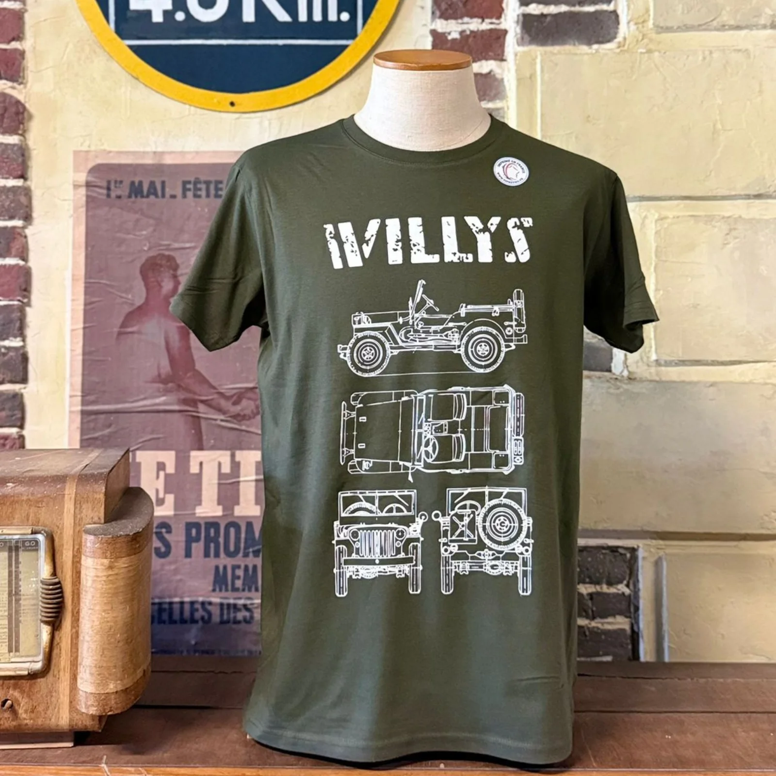 T-Shirt Jeep Willys Tactique
